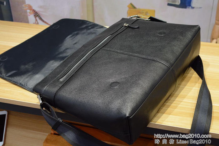 COACH蔻馳 頂級原單 頭層牛皮 專櫃對版 COACH 男士單肩斜挎包 54792  Chz1502